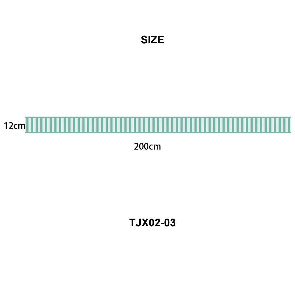 SelfAdhesive Terrace Stripe Wall Border Waterproof Modern DIY Decal Professional Bathroom Home F 9