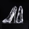Acrylic Cinderella Crystal Slipper HighHeeled Glass Shoe Figurine Professional Wedding Valentine 0