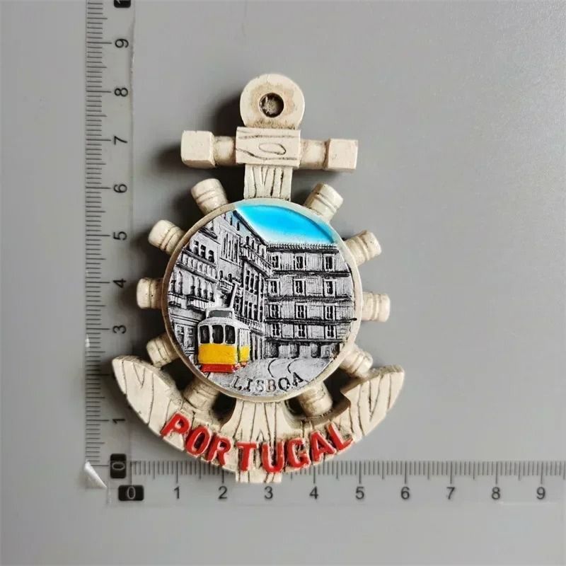Portugal Heritage Fridge Magnet Lisbon Tram Porto Souvenir Professional HandPainted Resin Refrig 18