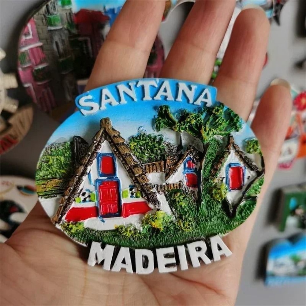 Portugal Heritage Fridge Magnet Lisbon Tram Porto Souvenir Professional HandPainted Resin Refrig 5