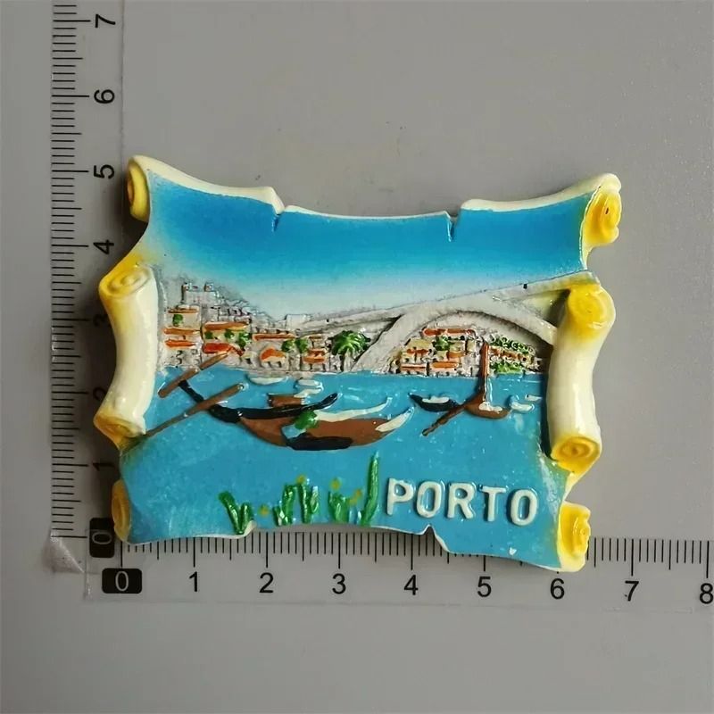 Portugal Heritage Fridge Magnet Lisbon Tram Porto Souvenir Professional HandPainted Resin Refrig 21
