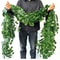 210cm Artificial Green Ivy Leaf Hanging Vine Professional Silk Garland For Garden Wedding Wall De 3