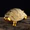 Longevity Money Turtle Figurine 145cm Gold Ceramic Sculpture Professional Executive Office Home 2