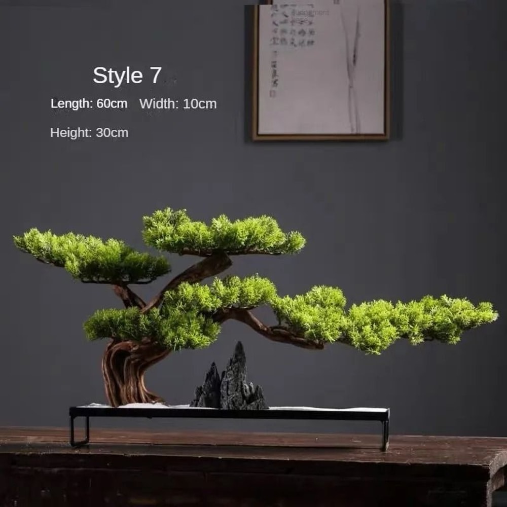 Simulation Welcome Pine Bonsai Professional FourSeasons Landscape Tree Executive Living Room Des 12