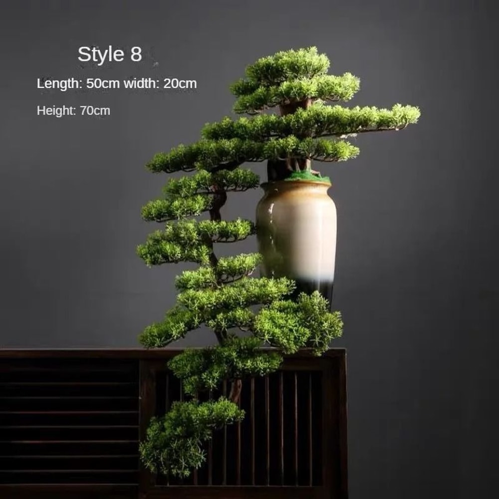 Simulation Welcome Pine Bonsai Professional FourSeasons Landscape Tree Executive Living Room Des 13