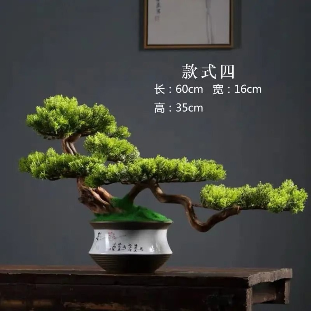 Simulation Welcome Pine Bonsai Professional FourSeasons Landscape Tree Executive Living Room Des 3
