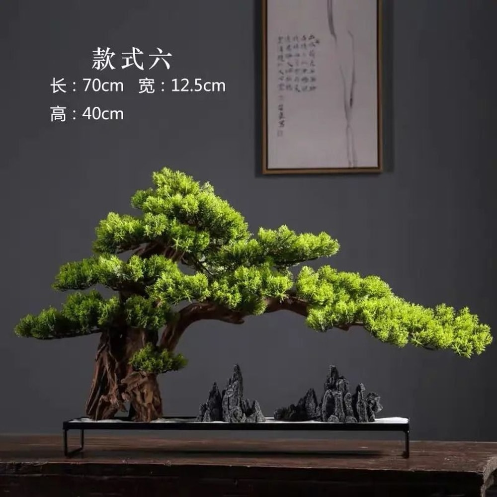 Simulation Welcome Pine Bonsai Professional FourSeasons Landscape Tree Executive Living Room Des 5
