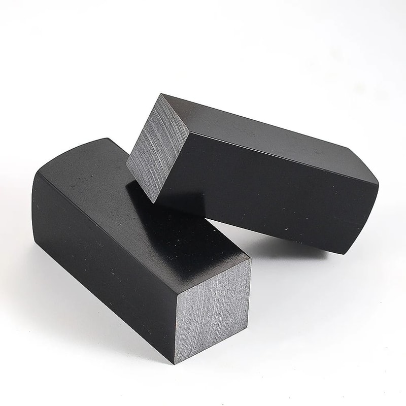 Natural Black Buffalo Horn Raw Material Professional DIY Knife Handle Seal Craft Block Artisan H 3