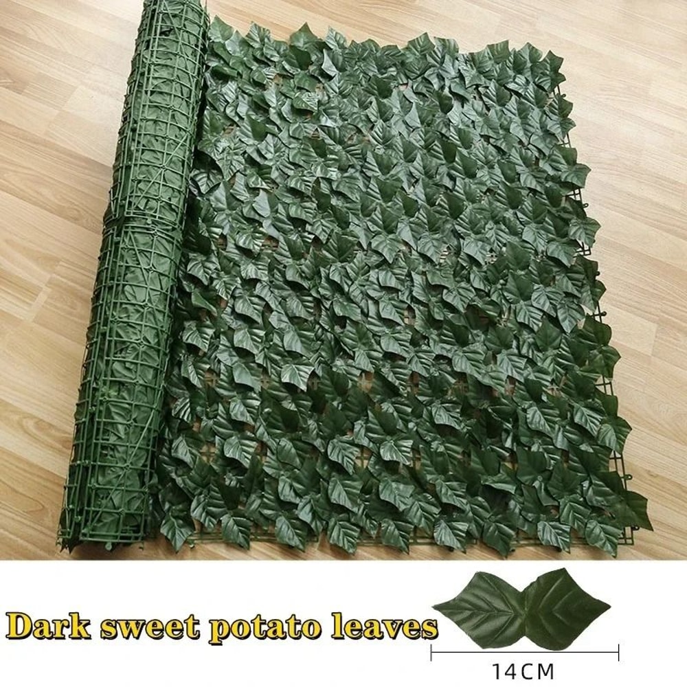 Artificial Evergreen Privacy Fence Professional Ivy Hedge Screen Executive Outdoor Balcony Botan 10