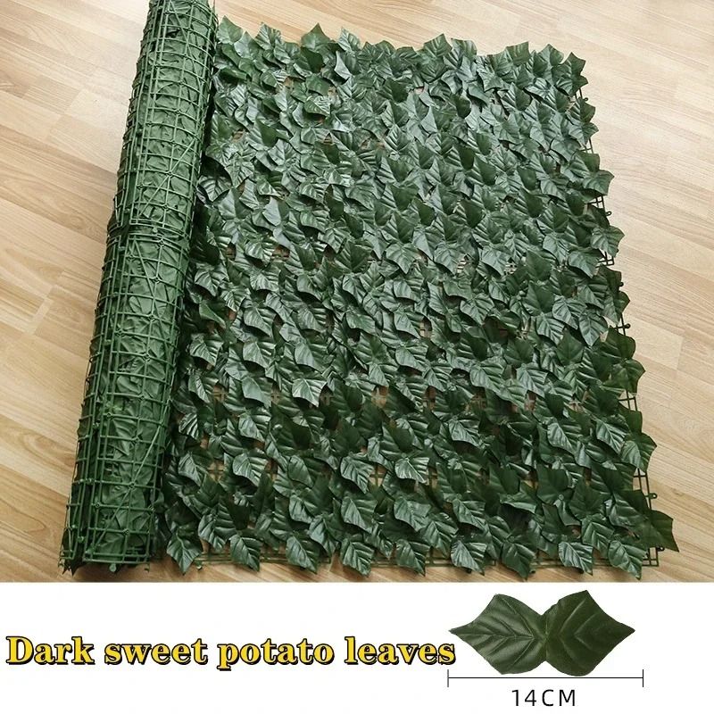 Artificial Evergreen Privacy Fence Professional Ivy Hedge Screen Executive Outdoor Balcony Botan 10