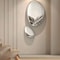 Luxury Goose Egg Stone Wall Sculpture Modern Metallic Water Drop Decor Executive HotelGrade Art 4