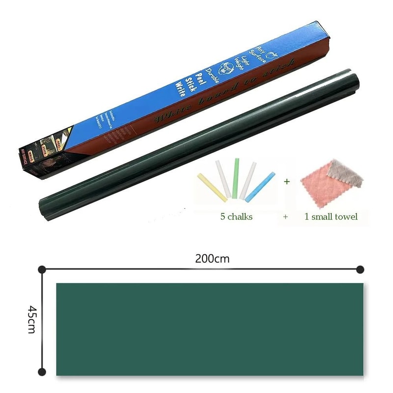 Erasable Blackboard Wall Sticker 200cm Professional Chalkboard Mural Executive Office Kids Room 6