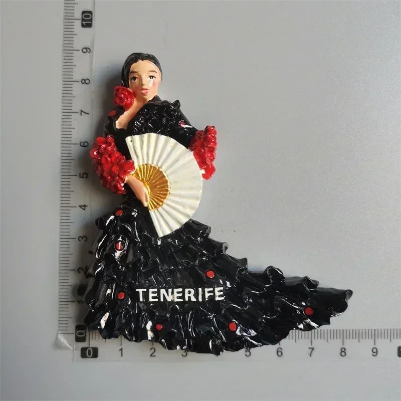 Tenerife Spain Fridge Magnet 3D Relief Tourism Souvenir Professional European Travel Sanctuary De 3