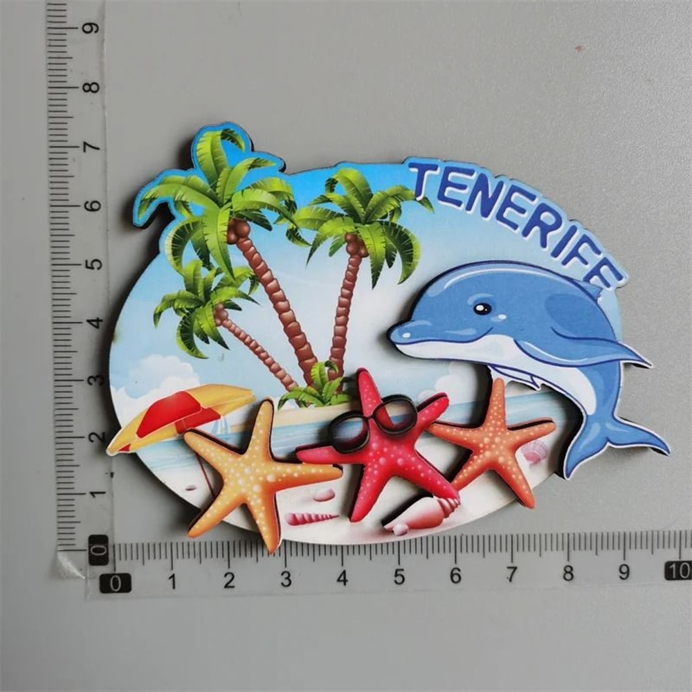 Tenerife Spain Fridge Magnet 3D Relief Tourism Souvenir Professional European Travel Sanctuary De 24
