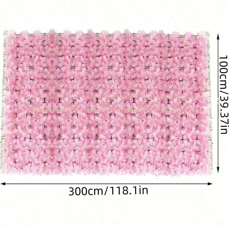 Expanding Floral Privacy Fence Artificial Ivy Flower Screening Executive Garden Wall Wedding Sa 9