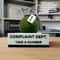 Funny Complaint Dept Desk Sign 3D Printed Grenade Prank Gift Professional Executive Office Humour 2