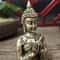 Thai Meditation Buddha Statue Bronze Resin Feng Shui Sculpture Professional Executive Zen Sanctua 4