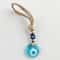 Handcrafted Blue Evil Eye Charm Glass Nazar Wall Hanging Executive Protection Sanctuary Home Dec 11