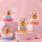 Capybara Luminous Crystal Ball 3D Mini Animal Desktop Ornament Executive Office Nursery Sanctuar 6
