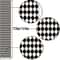 Black White Diamond Lattice Table Runner Buffalo Plaid Linen Decor Executive Kitchen Dining Sanc 4