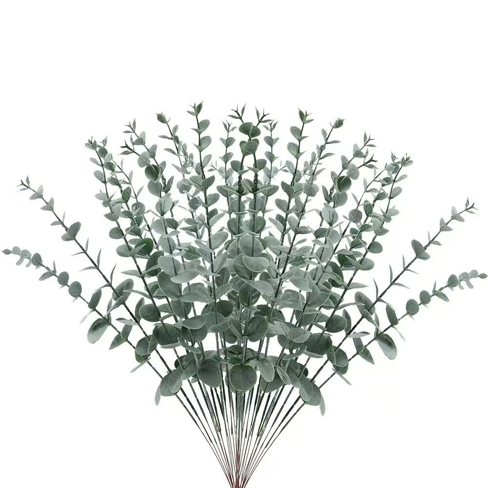 Artificial Eucalyptus Leaf Stems Premium Greenery Bouquet Executive Wedding Living Room Sanctuar 7