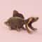 Retro Brass Goldfish Figurine Lucky Animal Tea Pet Statue Executive Desktop Prosperity Sanctuary 2