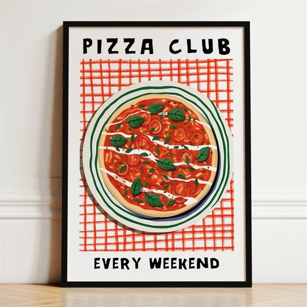 French Breakfast Canvas Poster Lemon Wine Oyster Art Print Executive Kitchen Dining Sanctuary D 3