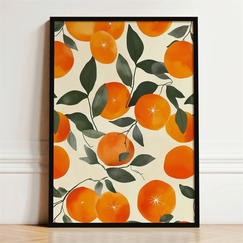 French Breakfast Canvas Poster Lemon Wine Oyster Art Print Executive Kitchen Dining Sanctuary D 23