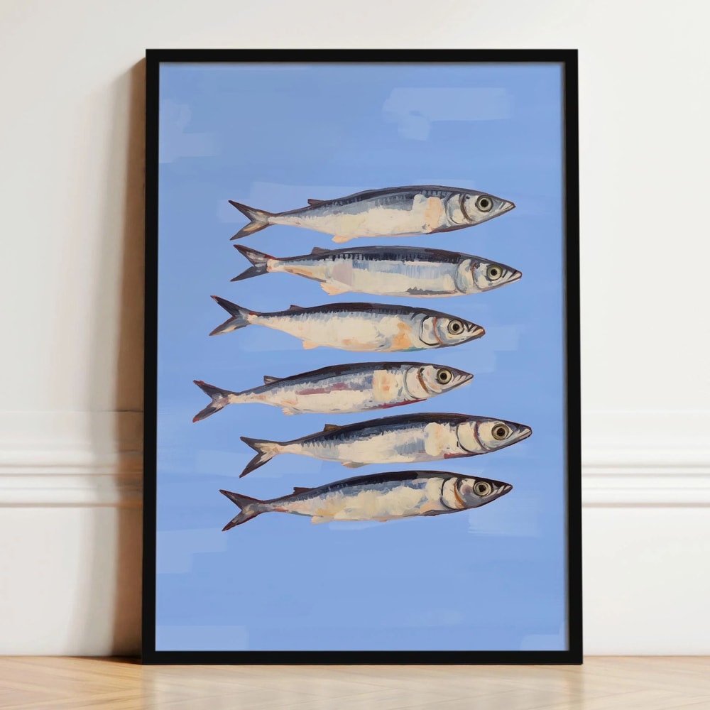 French Breakfast Canvas Poster Lemon Wine Oyster Art Print Executive Kitchen Dining Sanctuary D 28