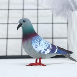 realistic simulation pigeon model | artificial dove photography prop | executive home & wedding sanctuary decor