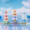 Miniature Lighthouse Ocean Statue Resin Craft Maritime Ornament Executive MicroLandscape Sanctuar 3
