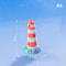 Miniature Lighthouse Ocean Statue Resin Craft Maritime Ornament Executive MicroLandscape Sanctuar 6