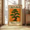 Japanese Retro Okinawa Travel Canvas Vintage Japandi Tree Art Print Executive Bedroom Home Sanct 20