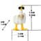 Funny Middle Finger Duck Statue Resin Desktop Figurine With Glasses Executive Rebel Creative San 4