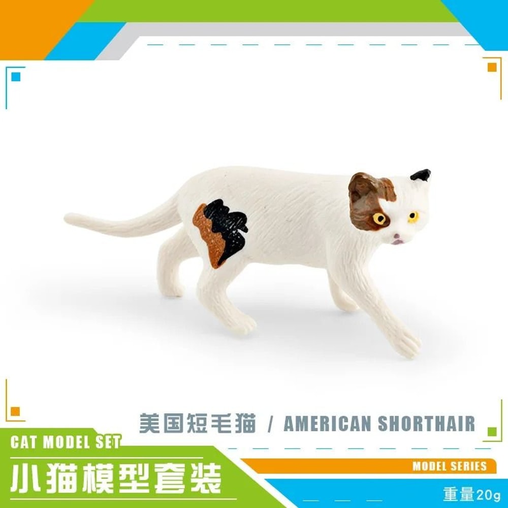 Lying Orange Cat Figurine Solid Simulation Mini Pet Model Executive Desktop Home Studio Sanctuar 9