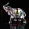 Crystal Elephant Statue Handcrafted Glass Animal Figurine Executive Desktop Living Room Sanctuar 5