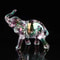 Crystal Elephant Statue Handcrafted Glass Animal Figurine Executive Desktop Living Room Sanctuar 6