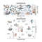 Hot Air Balloon Animal Wall Decals Bear Rabbit Nursery Stickers Executive Child Studio Sanctuar 18