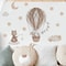 Hot Air Balloon Animal Wall Decals Bear Rabbit Nursery Stickers Executive Child Studio Sanctuar 1