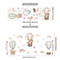 Hot Air Balloon Animal Wall Decals Bear Rabbit Nursery Stickers Executive Child Studio Sanctuar 20
