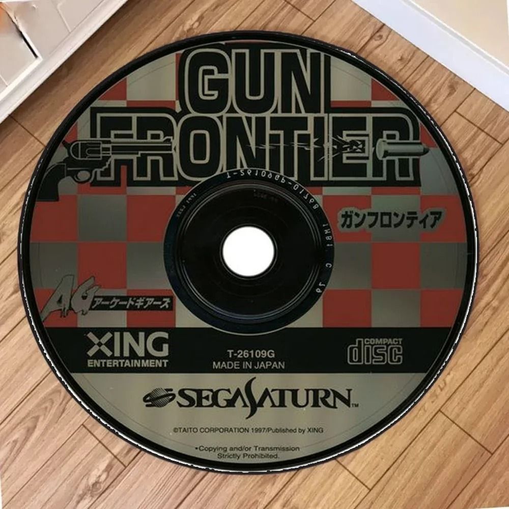 Industrial Gear Circular Carpet Modern CDCore Floor Mat Executive Studio Gaming Sanctuary Decor 9