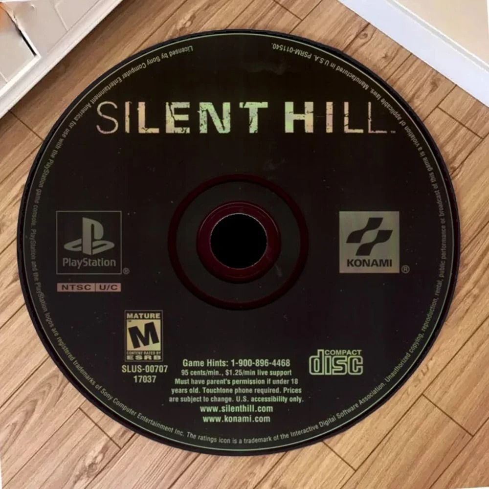 Industrial Gear Circular Carpet Modern CDCore Floor Mat Executive Studio Gaming Sanctuary Decor 6