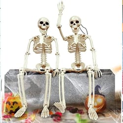 humanoid skeleton modeling prop | posable halloween decorative frame | executive haunted & studio sanctuary decor