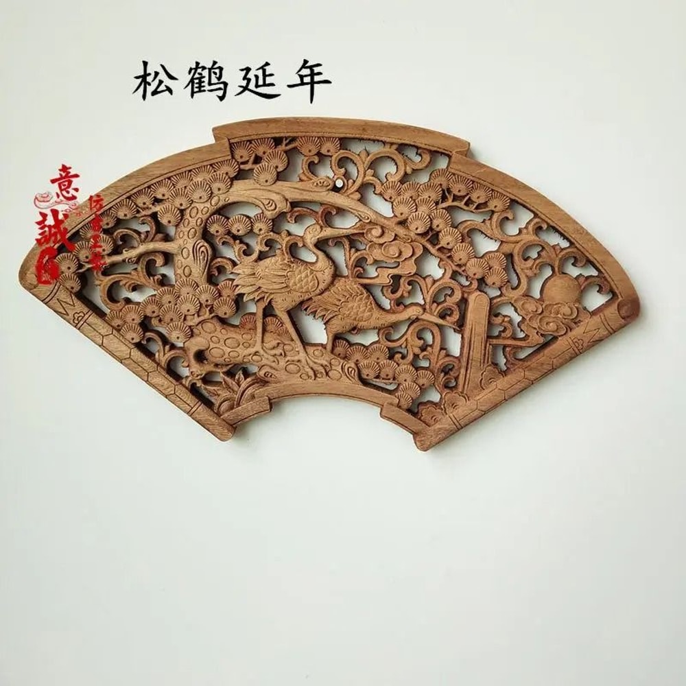Artisan Camphor Wood Carving 3D Dragon Phoenix Wall Hanging Executive Heritage Studio Sanctuary 20
