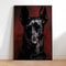 Noir Doberman Muse Canvas Art HighFidelity Cotton Portrait Executive Studio Modern Home Sanctua 3