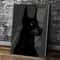 Noir Doberman Muse Canvas Art HighFidelity Cotton Portrait Executive Studio Modern Home Sanctua 16