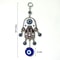 Artisan Hamsa Evil Eye Wall Hanging Geometric Iron Wind Chime Executive Yoga Studio Sanctuary D 7