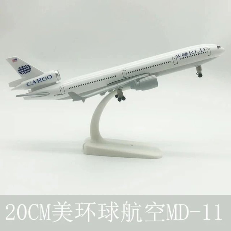MD11 Heritage Aviator Model 20cm DieCast Alloy Aircraft Executive Desktop Studio Sanctuary Decor 10