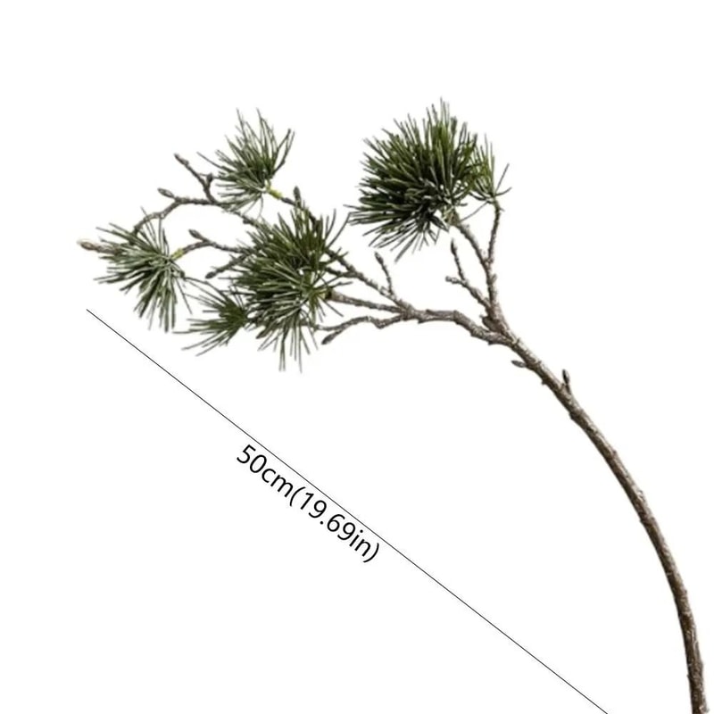 Verdant Alpine Pine Stem Luxury Realistic Evergreen Branch Executive Holiday Studio Sanctuary De 5
