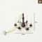 CyberLuxe LED Dollhouse Chandelier 3V Miniature Ceiling Light Executive Model Studio Sanctuary D 6